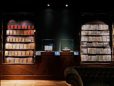  美式展览展厅效果图 