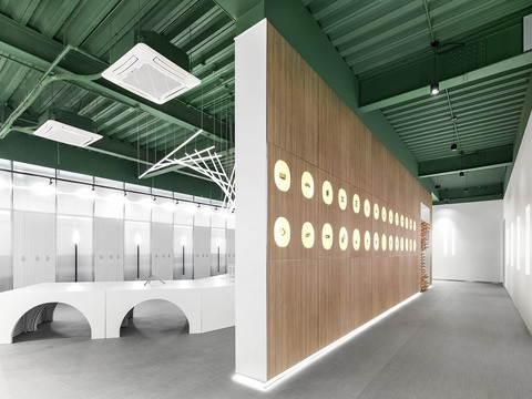  现代展览展厅效果图 