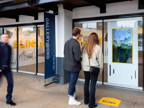  现代展览展厅效果图 