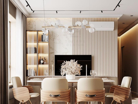  现代客厅效果图 