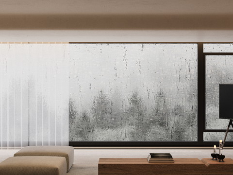  现代客厅效果图 