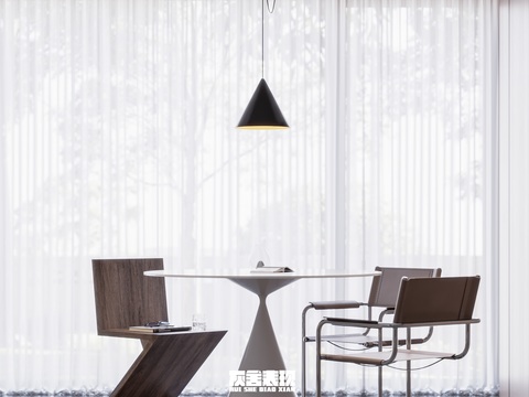  现代大平层效果图 
