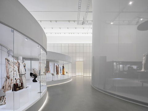  现代展览展厅效果图 
