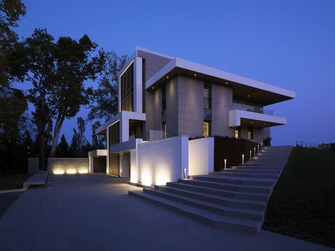  现代居住建筑效果图 
