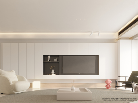  现代客餐厅效果图 