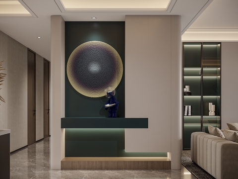  现代客餐厅效果图 