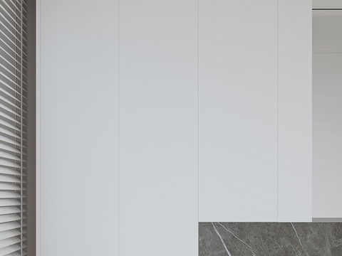  现代大平层效果图 