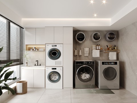  现代阳台花园效果图 