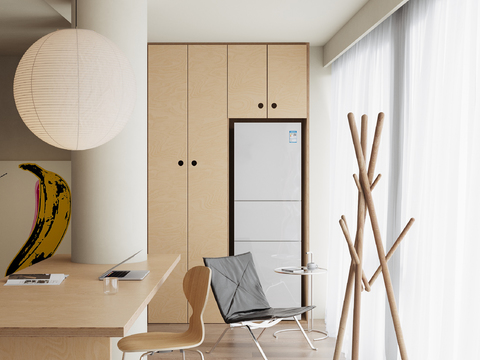  现代客厅效果图 