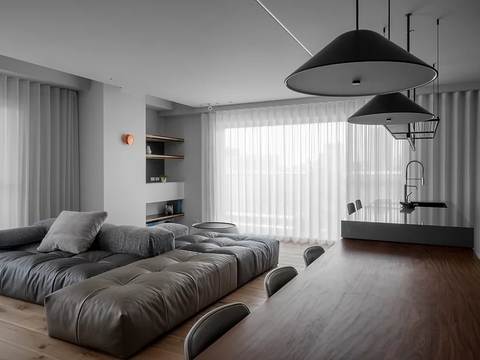  高级灰平层效果图 