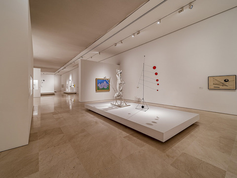  现代展览展厅效果图 