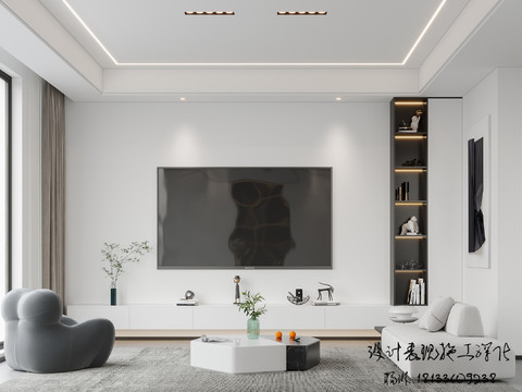  现代别墅效果图 