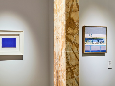  后现代展览展厅效果图 