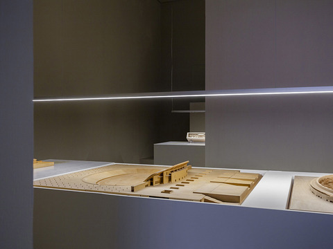  现代展览展厅效果图 