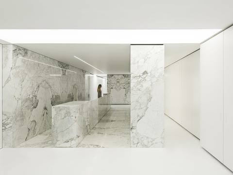  现代展览展厅效果图 