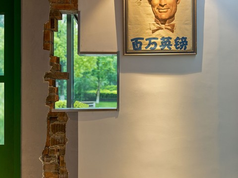  工业风火锅烤肉效果图 
