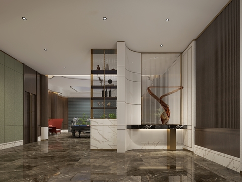  现代客餐厅效果图 