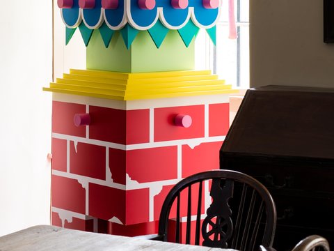  后现代展览展厅效果图 