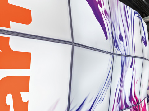  现代展览展厅效果图 