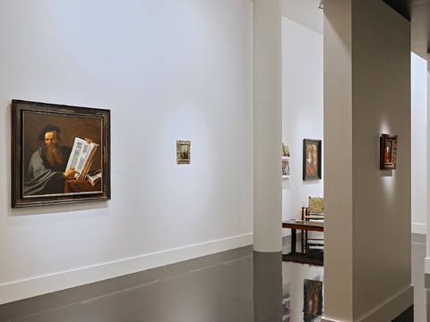  欧式展览展厅效果图 