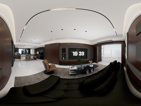  三善全景平层效果图 