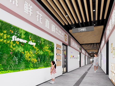  三农直销花卉区效果图 