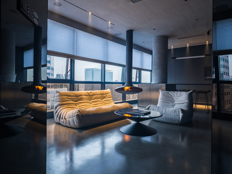  现代家装效果图客厅卧室餐厅 黑白灰极简效果图 