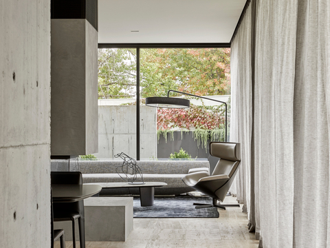  现代侘寂家装设计 客厅卧室餐厅 高级灰 极简设计效果图 