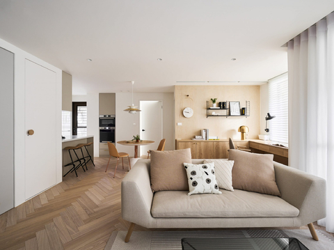  现代北欧家装效果图卧室客厅餐厅 高级灰极简设计高级灰效果图 