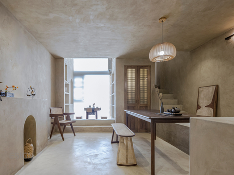  现代侘寂家装设计 客厅卧室餐厅 高级灰 极简设计效果图 