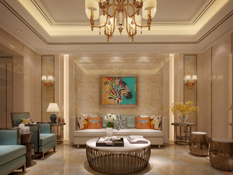  欧式家装全案效果图 