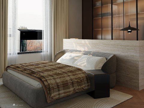  海派卧室 主卧效果图 