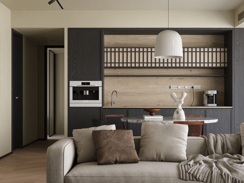  现代客餐厅装修效果图 