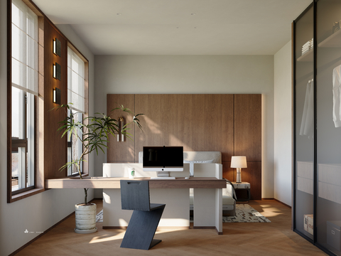  公寓 别墅 卧室家装效果图 