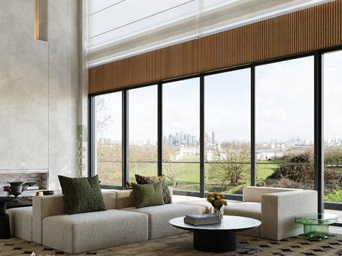  别墅客厅家装效果图 