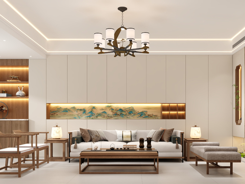  设计院长-平层客餐厅装修效果图 