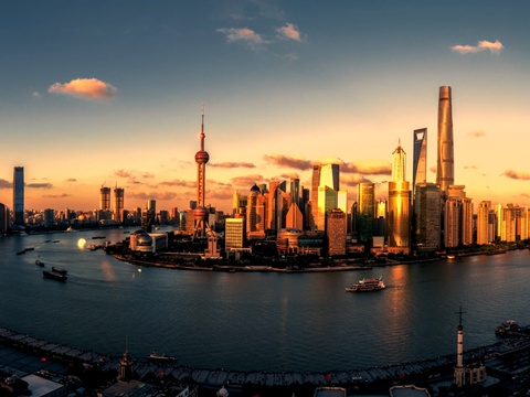  城市上海中心HDR贴图 