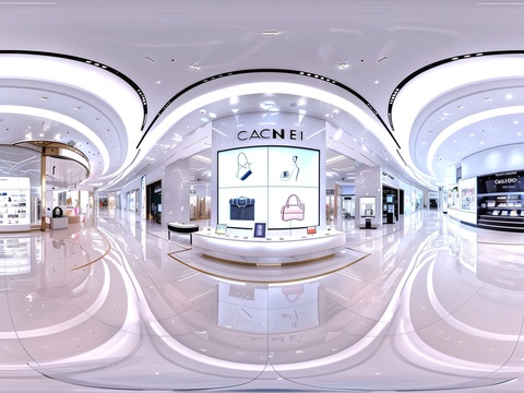  HDR室内商场店铺 