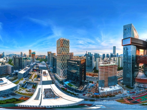  科技中心城市 HDR贴图 