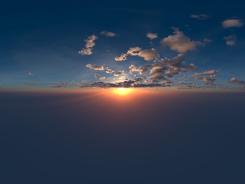  漂亮天空高清环境贴图 HDR 