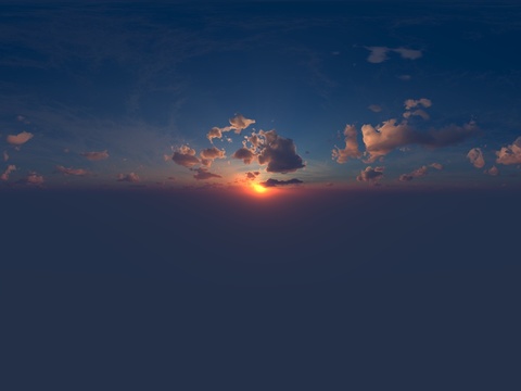  漂亮天空高清环境贴图 HDR 