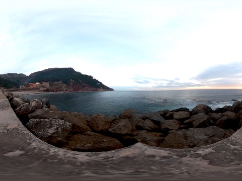  风景 水边湖景 hdr 