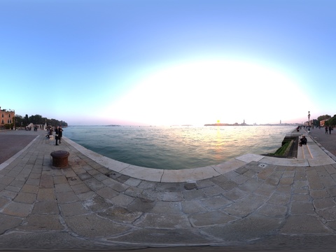  风景 水边湖景 HDR 