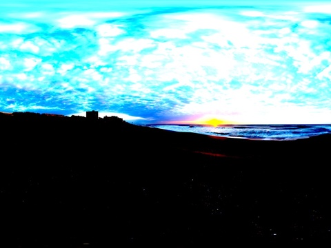 风景 水边湖景 HDR 