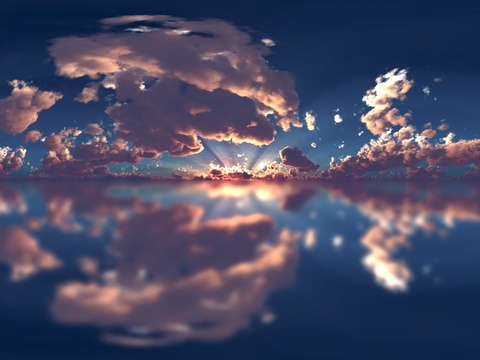  HDR漂亮高清 日出日落 天空贴图 