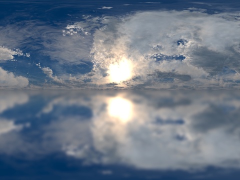  天空HDR 高清 日出 日落 多云 景观 风景贴图 