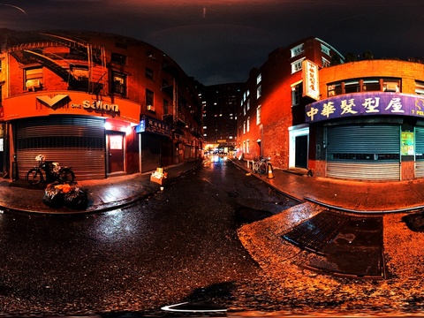  HDR 城市夜景 