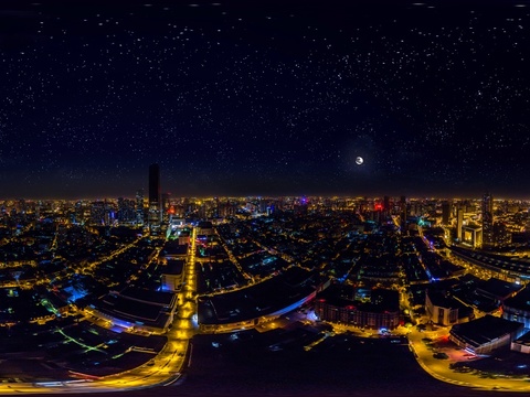 高清城市夜景HDR贴图 