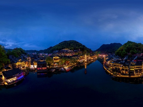  高清城市夜景城市外景HDR贴图 