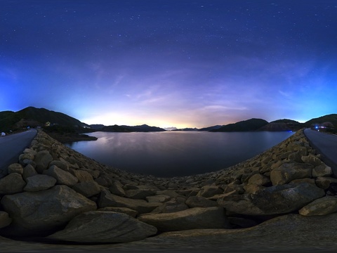  河岸星空HDR贴图 